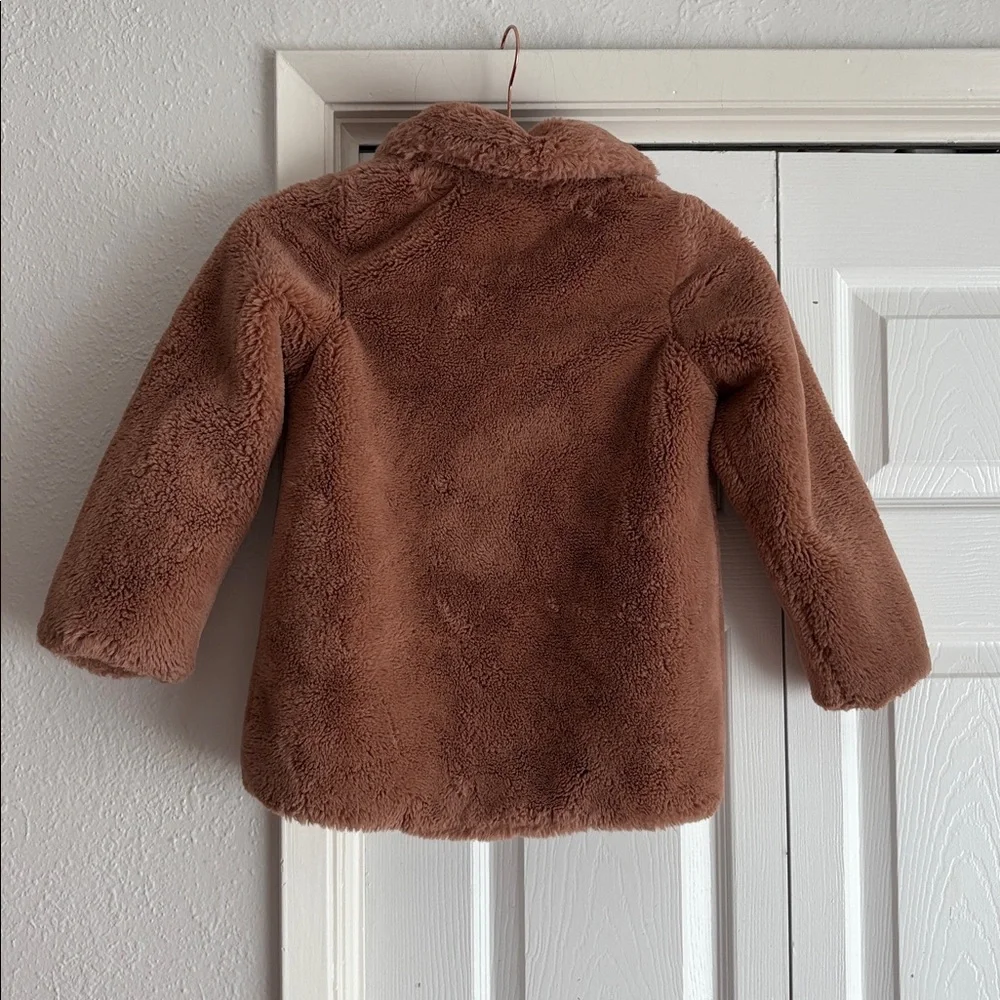 H&M Kids Fuzzy Faux Fur Jacket Coat